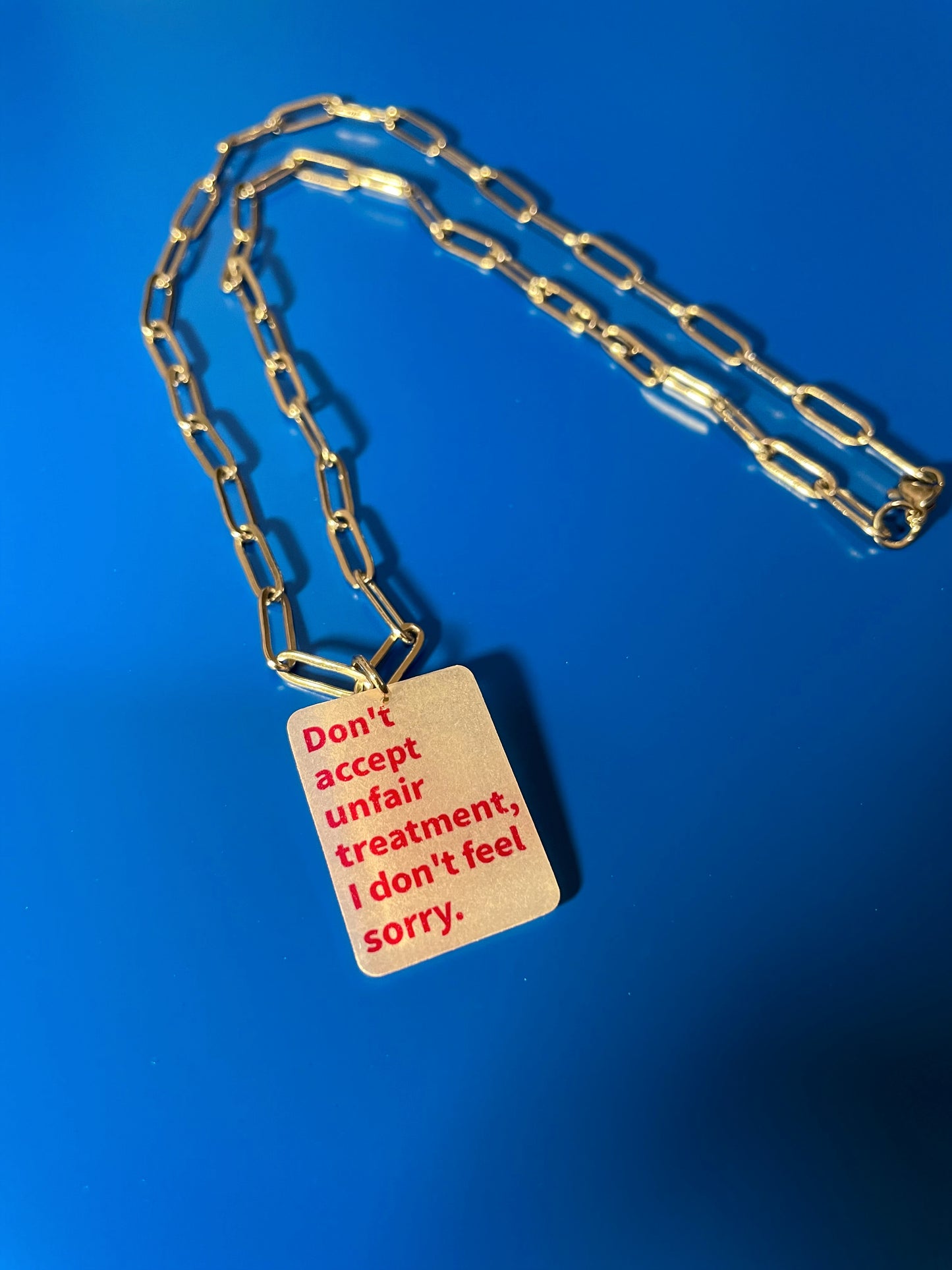 Only Women Understand -【I Don't Feel Sorry】 Series Pendant - Original Handcrafted